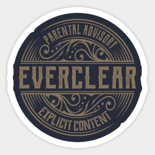 Everclear Vintage Ornament Sticker